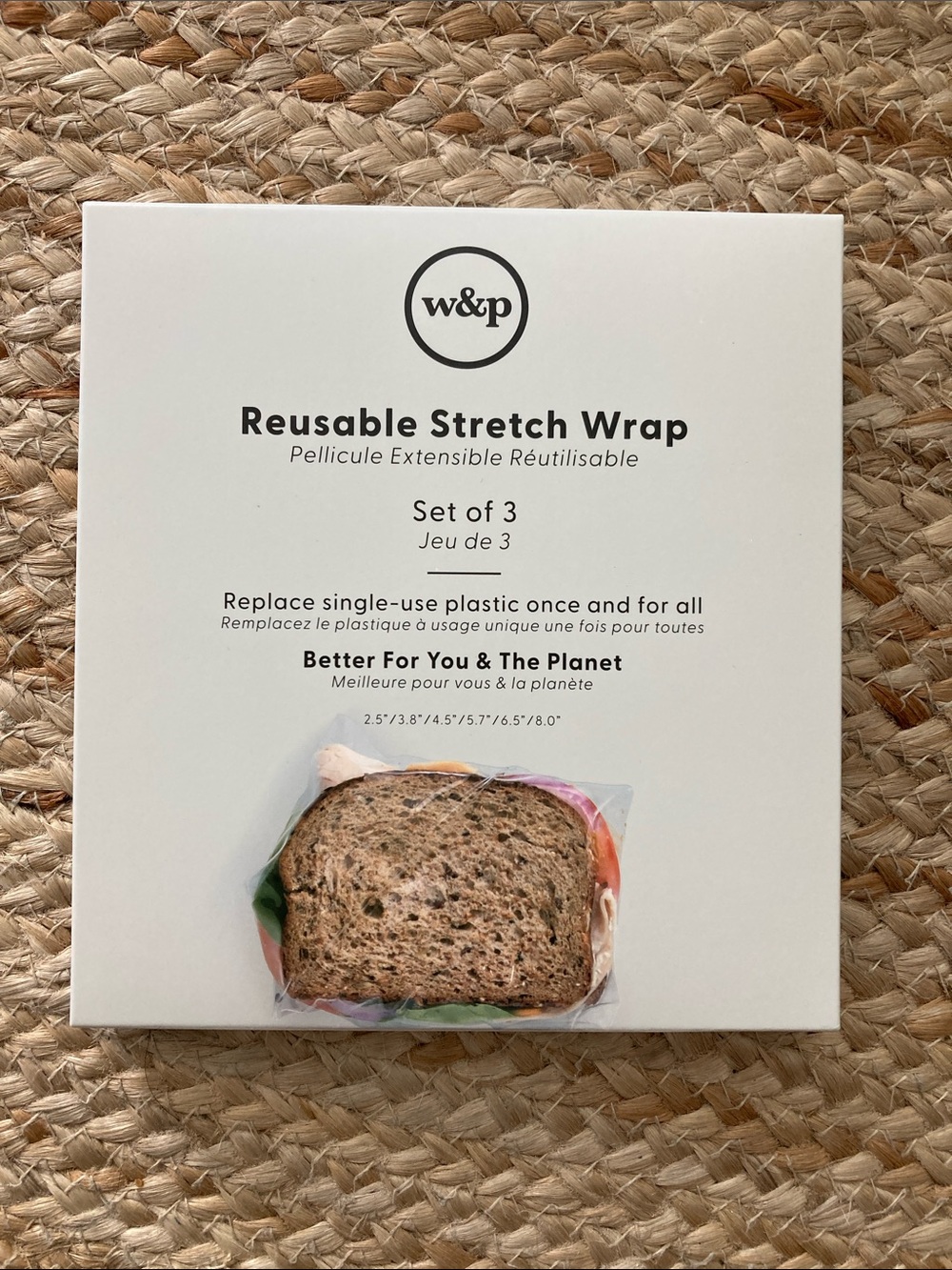 W&P Stretch Wrap Set of 3 - NEW